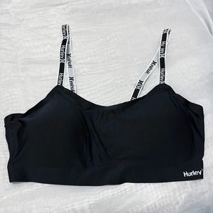 NWOT Hurley Black Seamless Bonded Bralette - XL